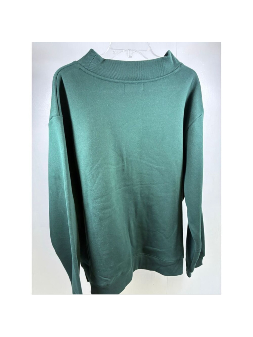 PARKE NWT Varsity Mock neck in Forest Maroon Size XXL - Picture 7 of 13